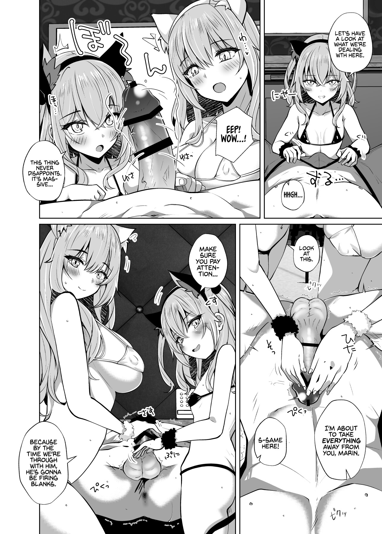 Hentai Manga Comic-Fucking Two Cosplayers for Free as We Pretend We're Streaming a Cucking Session-Read-9